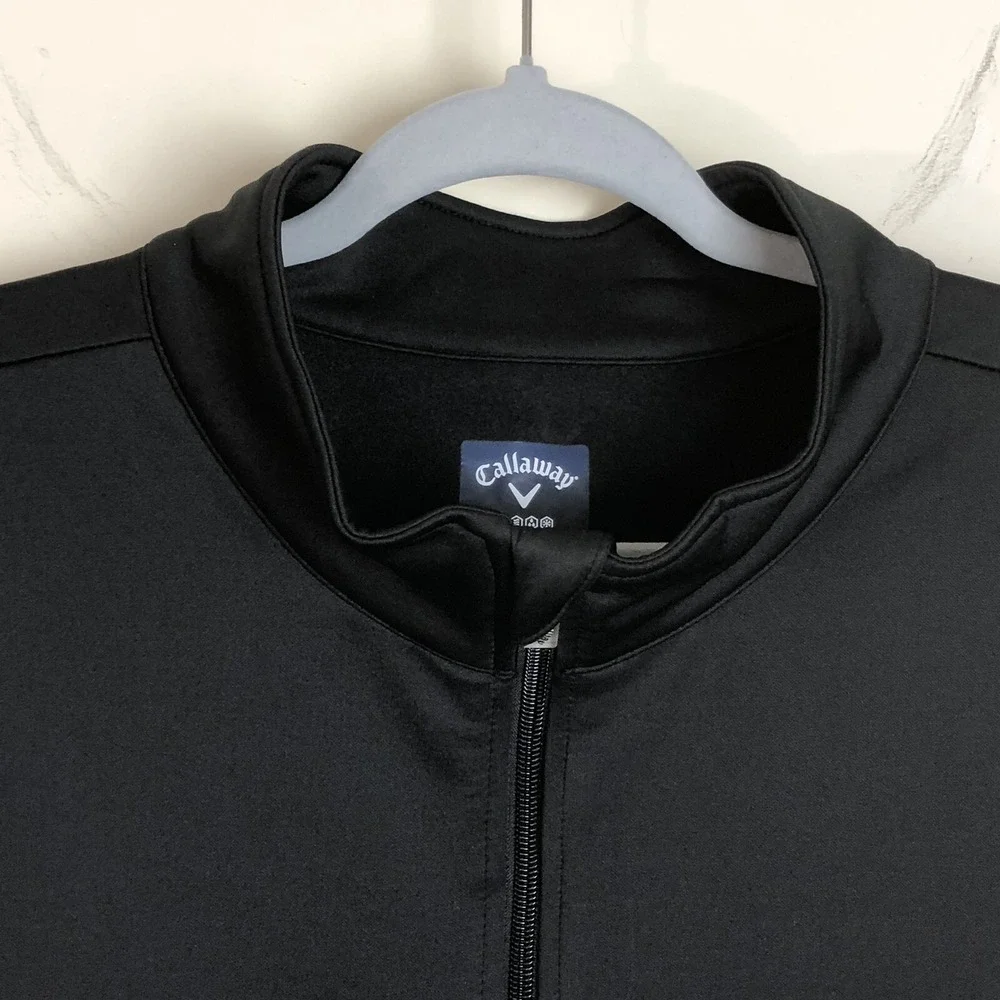 Callaway Weather Series Infinity Full Zip Sleeveless Vest Mens 3X Black Golf